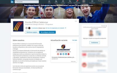 Página de Universidad en LinkedIn para nuestra escuela de formación